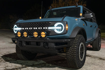 SPV Parts 2021+ Ford Bronco Modular Bumper Universal Slotted Cross Mount (Fits MANY lights)