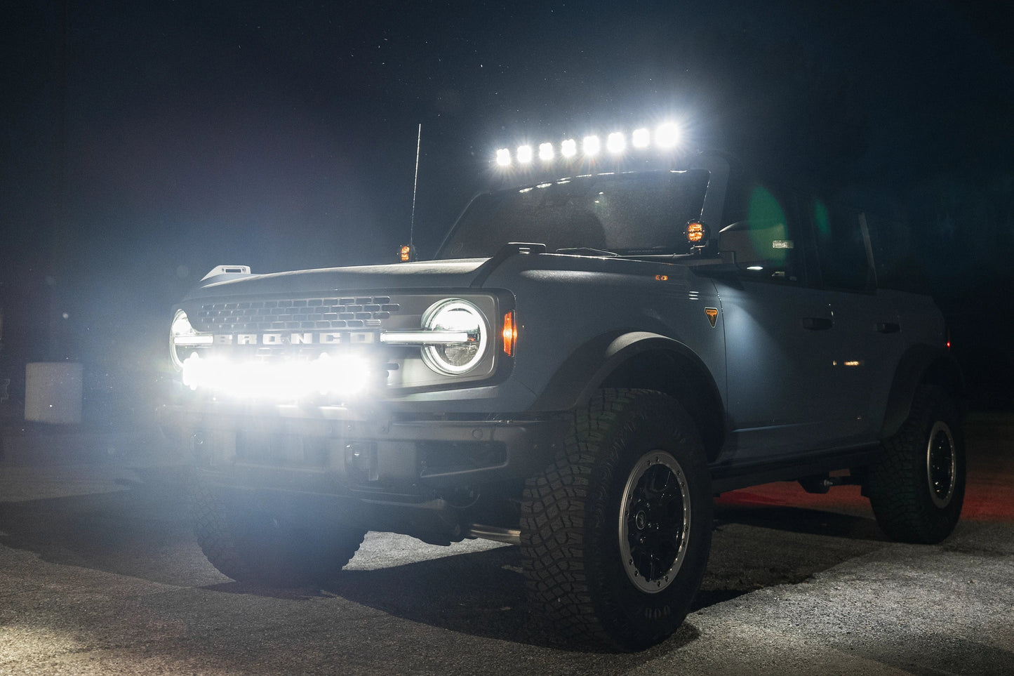 SPV Parts 2021+ Ford Bronco Modular Bumper Universal Slotted Cross Mount (Fits MANY lights)