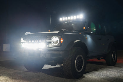 SPV Parts 2021+ Ford Bronco Modular Bumper Universal Slotted Cross Mount (Fits MANY lights)