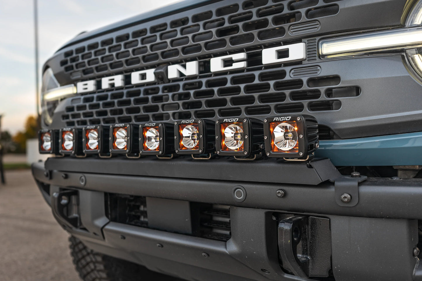 SPV Parts 2021+ Ford Bronco Modular Bumper Universal Slotted Cross Mount (Fits MANY lights)