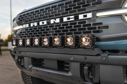 SPV Parts 2021+ Ford Bronco Modular Bumper Universal Slotted Cross Mount (Fits MANY lights)