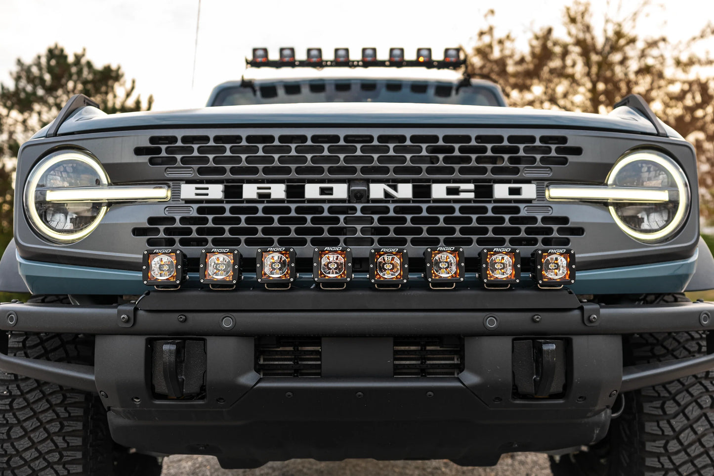 SPV Parts 2021+ Ford Bronco Modular Bumper Universal Slotted Cross Mount (Fits MANY lights)