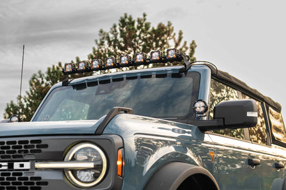 Ford Bronco Roof Line HIGH Mounts - Direct Replacement for Rigid 46723 SR Kit (Brackets Only)