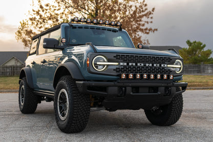 SPV Parts 2021+ Ford Bronco Modular Bumper Universal Slotted Cross Mount (Fits MANY lights)