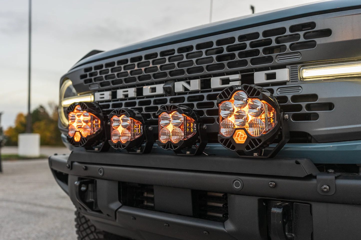 SPV Parts 2021+ Ford Bronco Modular Bumper Universal Slotted Cross Mount (Fits MANY lights)