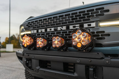 SPV Parts 2021+ Ford Bronco Modular Bumper Universal Slotted Cross Mount Kit (Fits MANY lights)