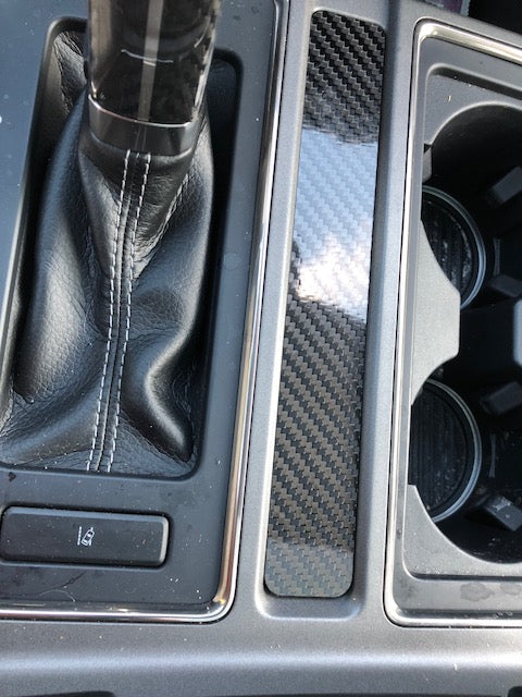SOLID TOP AUZILIARY SWITCH PANEL FOR F-150'S WITH OPTIONAL CARBON FIBER FINISH 