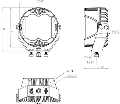 Baja Designs LP4 Pro LED Pod Lights (Sold in Pairs)