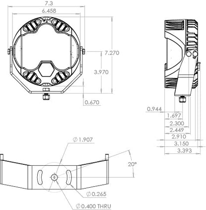 Baja Designs LP6 Pro LED Pod Lights (Sold in Singles)