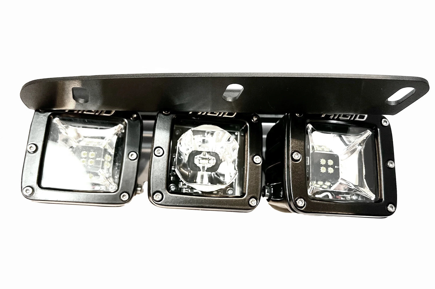 SPV Parts PREMIUM 2021-2024 Ford Bronco Triple Fog BRACKETS (Mounts ONLY. Lights sold separately)