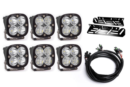 SPV Parts 2021-2025 Ford Raptor Baja Designs Sport & PRO Triple Fog Light Kit (With Brackets)