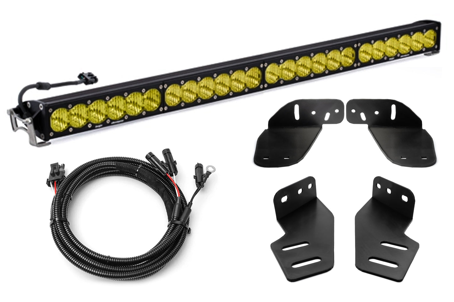 SPV Parts 2021+ Gen 3 Ford Raptor Baja Designs S8 or ONX6+ 40 inch Bumper Light Bar Kit