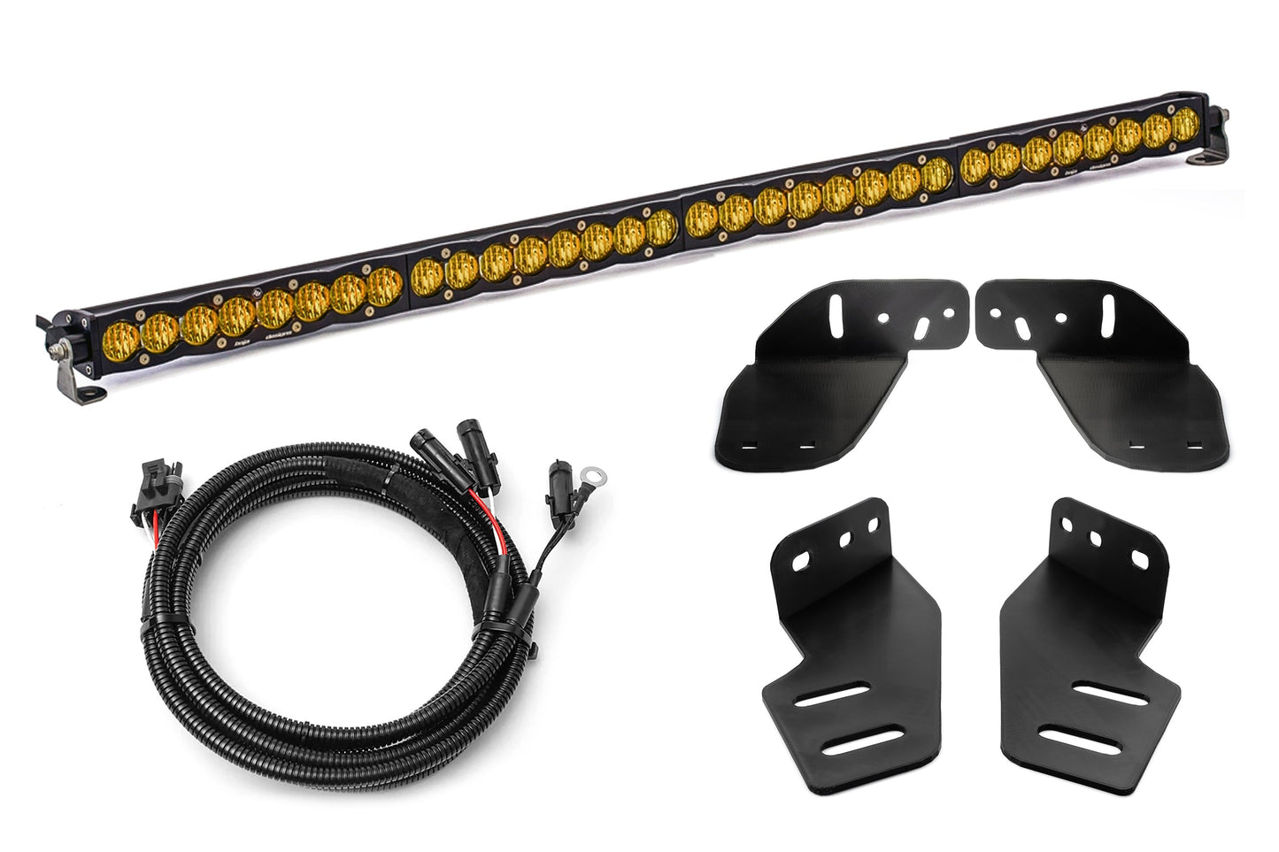 SPV Parts 2021+ Gen 3 Ford Raptor Baja Designs S8 or ONX6+ 40 inch Bumper Light Bar Kit