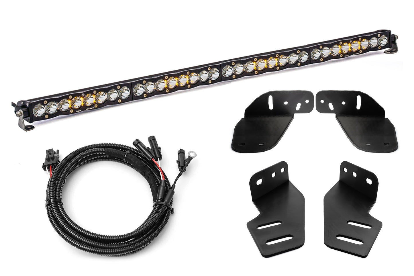 SPV Parts 2021+ Gen 3 Ford Raptor Baja Designs S8 or ONX6+ 40 inch Bumper Light Bar Kit