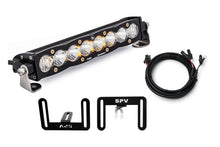 SPV Parts 2021-2025 Ford F-150 Raptor 10'' LOWER Grille w/Baja Designs S8 Light Bar Kit (Behind Grille)