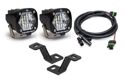 SPV Parts Baja Designs A - Pillar (Ditch) Light Kit for Ford 2021+ Raptor/F-150/Tremor & 20-22 Super Duty