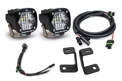 SPV Parts Baja Designs Standard A - Pillar (Ditch) Light Kit for Ford 2017-2020 Raptor/F-150