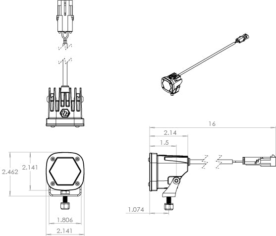 Baja Designs S1 (LASER) LED Lights (Sold in Singles)