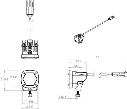 Baja Designs S1 (LASER) LED Lights (Sold in Singles)