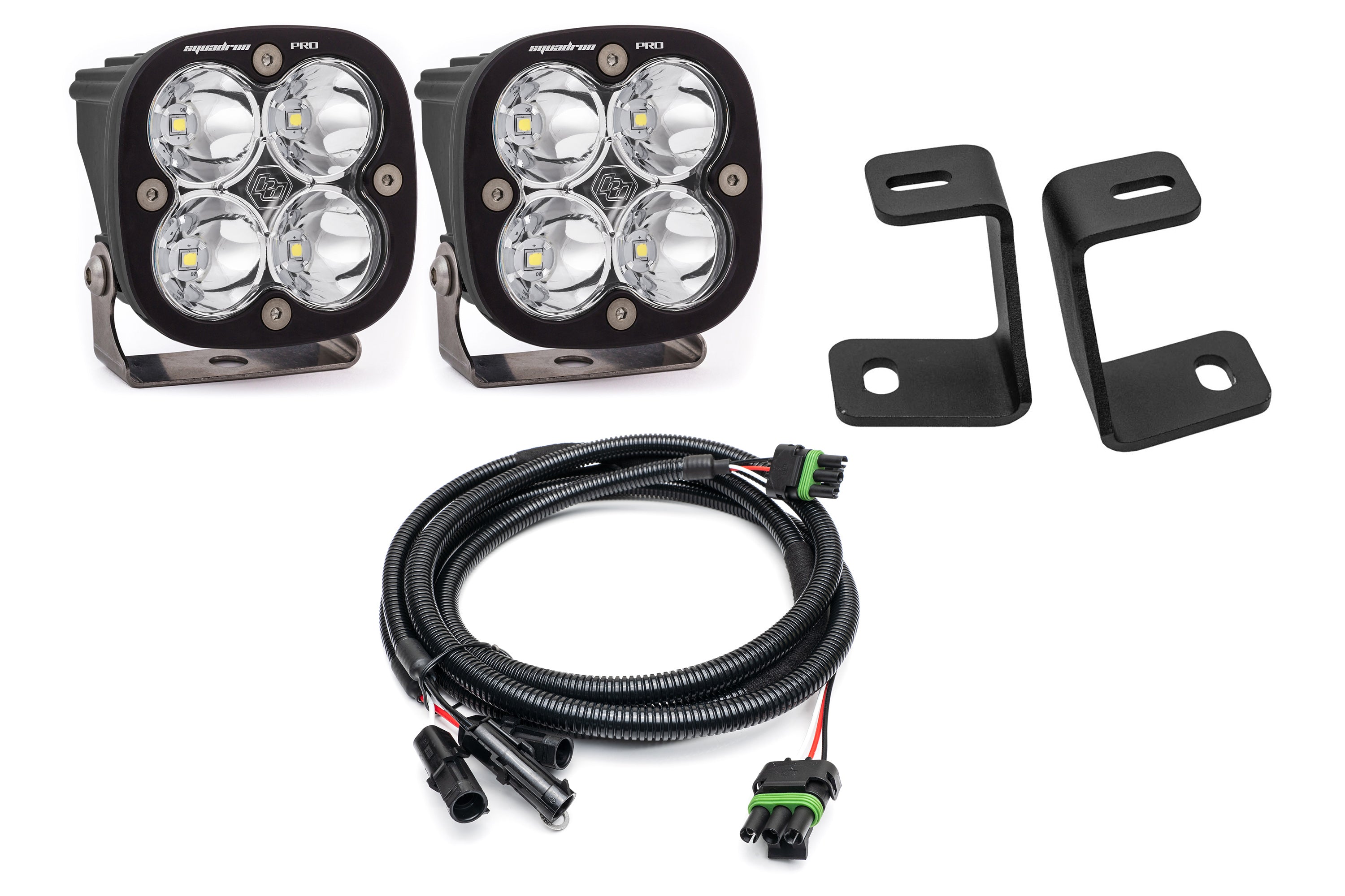 SPV Parts Baja Designs Standard A - Pillar (Ditch) Light Kit for Ford 2017-2020 Raptor/F-150