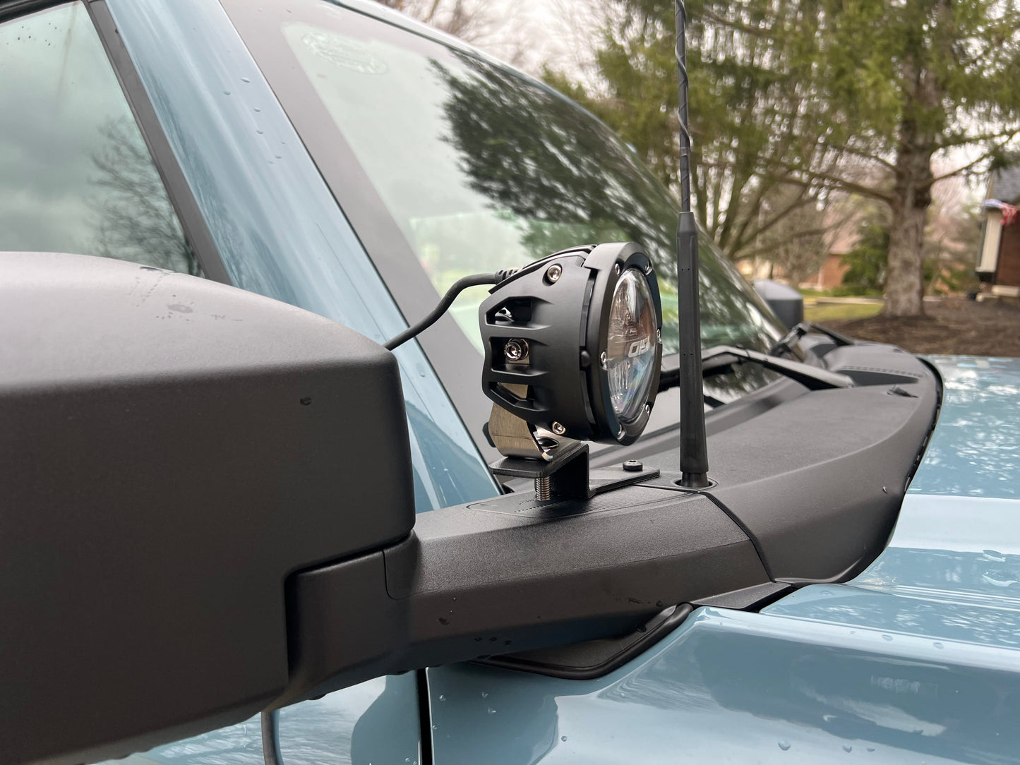 SPV Parts 2021-2023 Ford Bronco A-Pillar/Ditch Light Mounting Brackets (All Trims Including Bronco Raptor)
