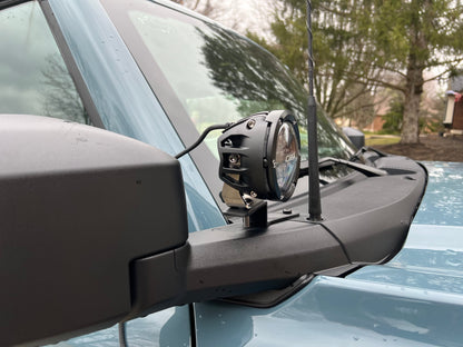 SPV Parts 2021-2023 Ford Bronco A-Pillar/Ditch Light Mounting Brackets (All Trims Including Bronco Raptor)