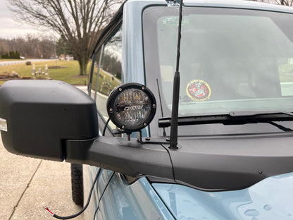 SPV Parts 2021-2023 Ford Bronco A-Pillar/Ditch Light Mounting Brackets (All Trims Including Bronco Raptor)